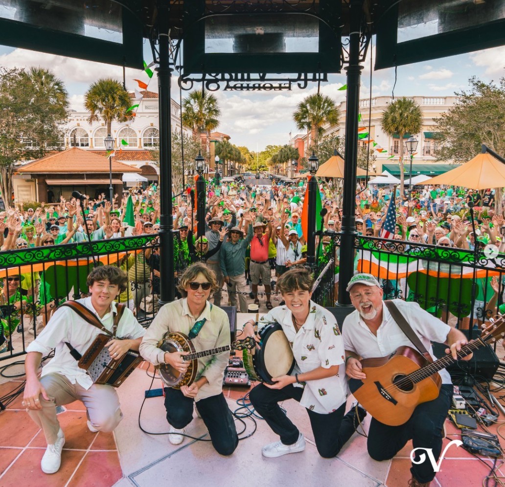 The Byrne Brothers performing live