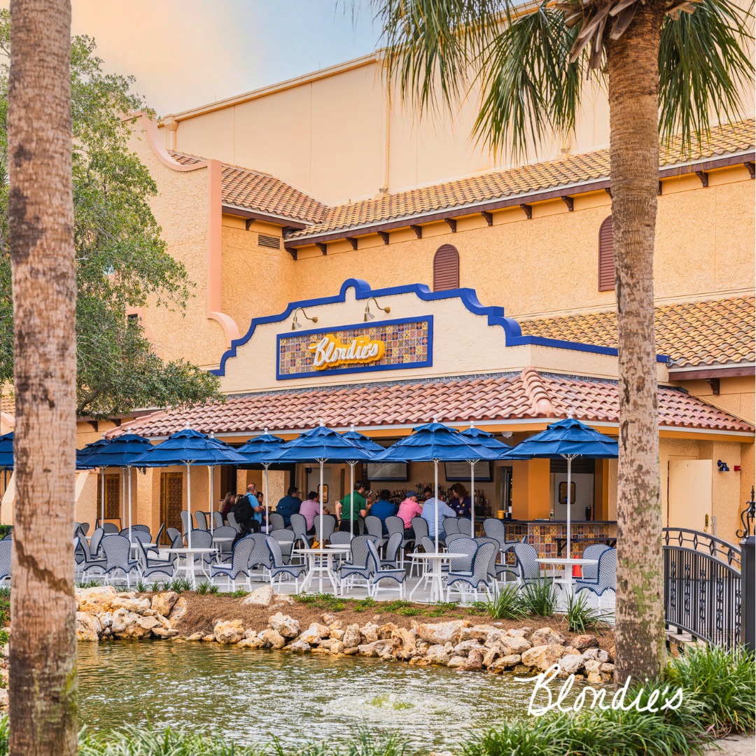 Photo of Blondies Bar with patrons enjoying beverages