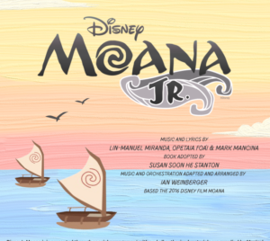 Disney's Moana JR. promo picture. Featuring boats in the water.